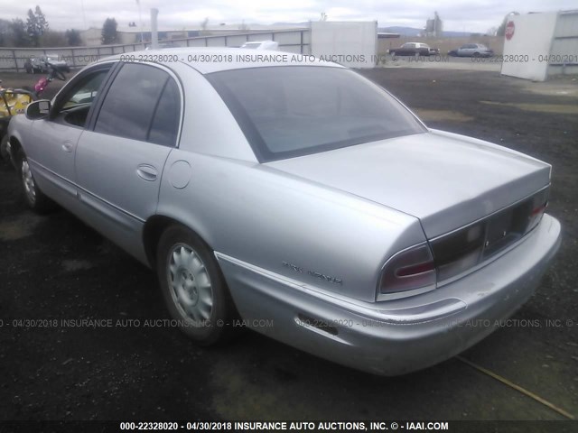 1G4CW52K1Y4136340 - 2000 BUICK PARK AVENUE  SILVER photo 3