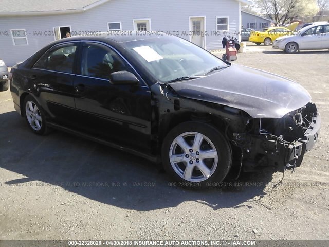 4T1BE46K59U383008 - 2009 TOYOTA CAMRY SE/LE/XLE BLACK photo 1