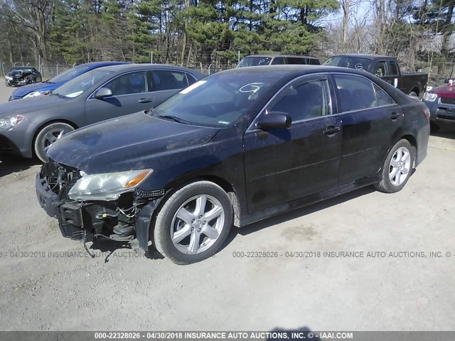 4T1BE46K59U383008 - 2009 TOYOTA CAMRY SE/LE/XLE BLACK photo 2