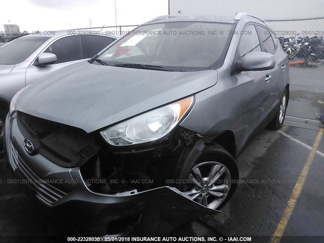 KM8JU3AC9BU226774 - 2011 HYUNDAI TUCSON GLS/LIMITED SILVER photo 2