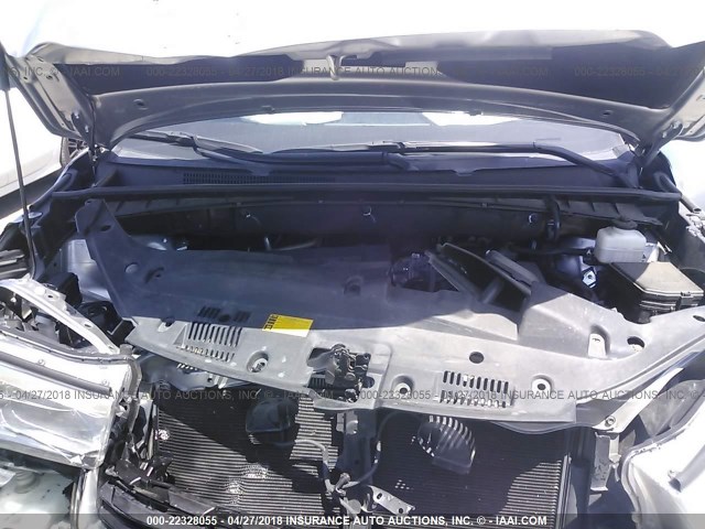 5TDZKRFH5GS149577 - 2016 TOYOTA HIGHLANDER LE/LE PLUS SILVER photo 10