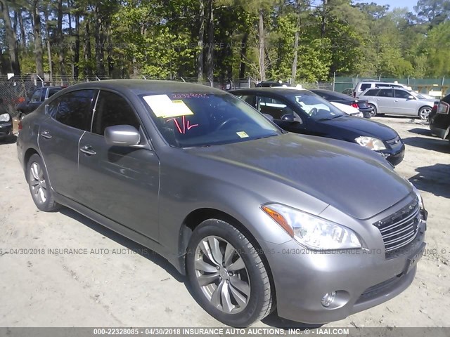 JN1BY1AR9CM394117 - 2012 INFINITI M37 X GRAY photo 1