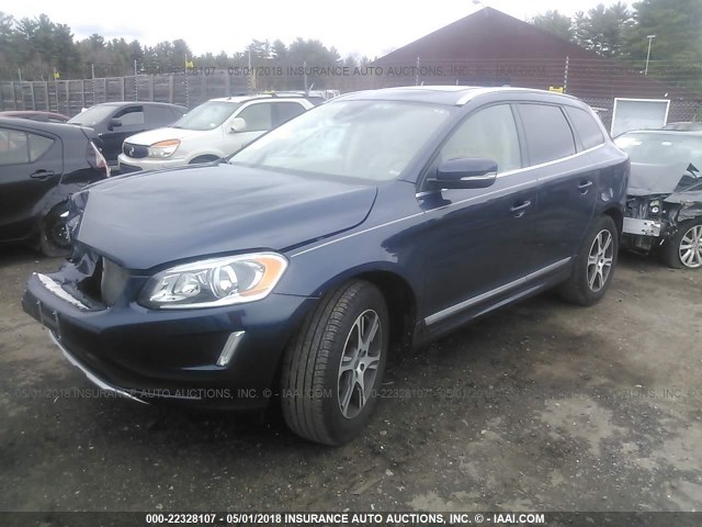 YV4902RKXF2692656 - 2015 VOLVO XC60 T6/PREMIER BLUE photo 2