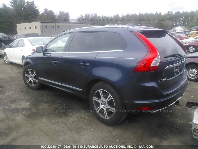 YV4902RKXF2692656 - 2015 VOLVO XC60 T6/PREMIER BLUE photo 3