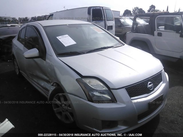 3N1AB6AP2CL710458 - 2012 NISSAN SENTRA 2.0/2.0S/SR/2.0SL SILVER photo 1