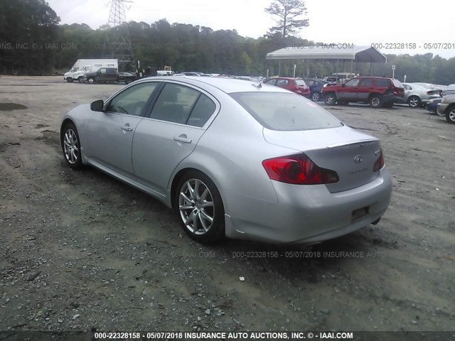 JN1CV6AP3DM717667 - 2013 INFINITI G37 JOURNEY/SPORT SILVER photo 3