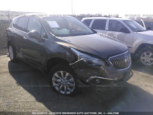 LRBFXBSA6HD110111 - 2017 BUICK ENVISION ESSENCE Շագանակագույն լուսանկար 1