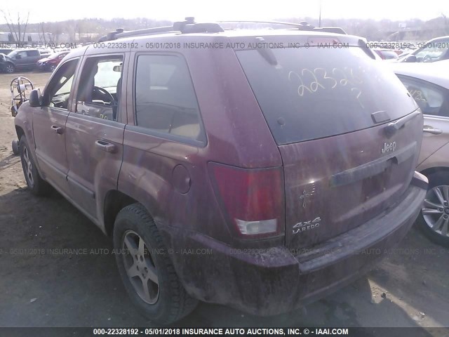 1J8GR48K47C631143 - 2007 JEEP GRAND CHEROKEE LAREDO/COLUMBIA/FREEDOM 红色 照片 3