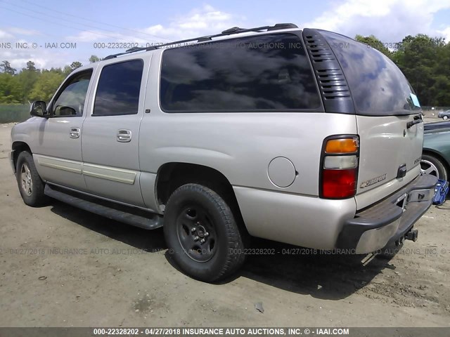 1GNFK16Z35J135384 - 2005 CHEVROLET SUBURBAN K1500 Champagne photo 3