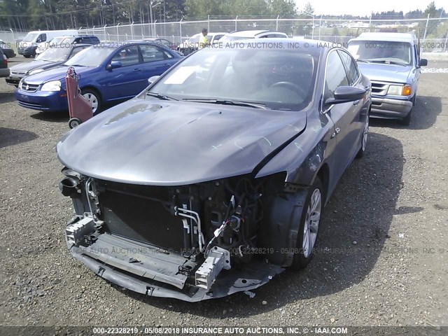 1C3CCCABXFN732657 - 2015 CHRYSLER 200 LIMITED GRAY photo 2