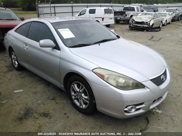 4T1CE30P18U763707 - 2008 TOYOTA CAMRY SOLARA SE/SLE/SPORT SILVER photo 1