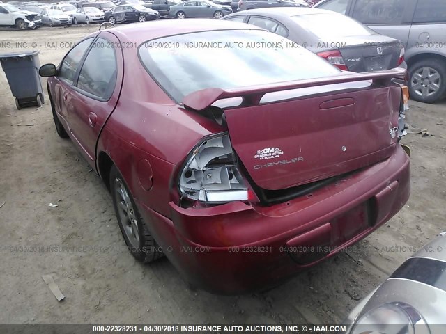 2C3HE66G4YH183331 - 2000 CHRYSLER 300M RED photo 3