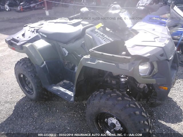 4XASEE572HA647171 - 2017 POLARIS SPORTSMAN 570 EPS 绿色 照片 1