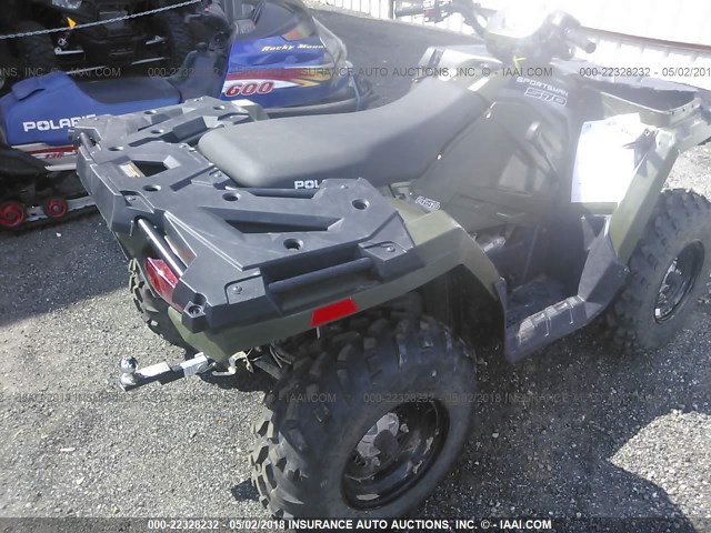 4XASEE572HA647171 - 2017 POLARIS SPORTSMAN 570 EPS 绿色 照片 4