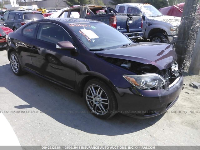JTKDE3B7XA0315901 - 2010 TOYOTA SCION TC 紫色 照片 1