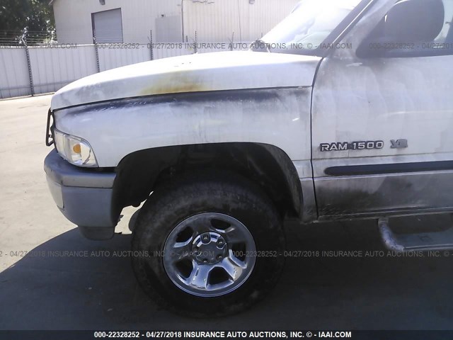 3B7HF12Z1WM234141 - 1998 DODGE RAM 1500 WHITE photo 6