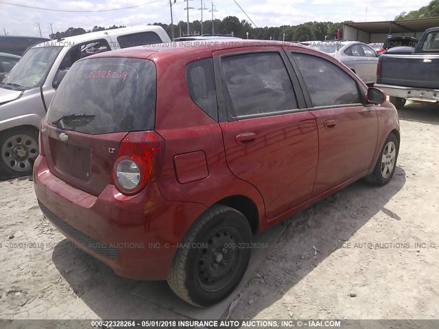 KL1TD6DE0BB132085 - 2011 CHEVROLET AVEO LS/LT 紫色 照片 4