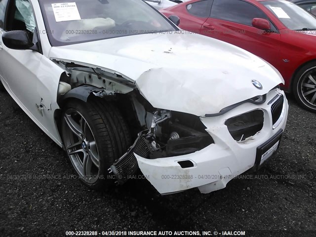 WBAKG1C54CE618864 - 2012 BMW 335 I SULEV WHITE photo 6