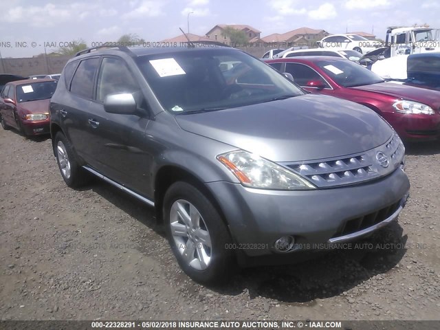 JN8AZ08T86W401136 - 2006 NISSAN MURANO SL/SE/S GRAY photo 1