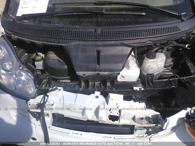 WMEEJ3BA6DK679617 - 2013 SMART FORTWO PURE/PASSION WHITE photo 10