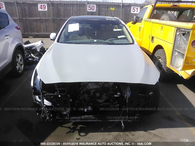 KMHGN4JE3GU137272 - 2016 HYUNDAI GENESIS 3.8L WHITE photo 6