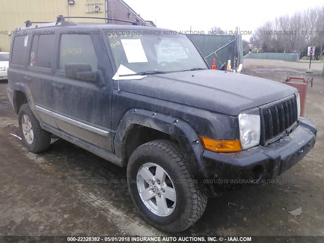 1J8HG58216C164813 - 2006 JEEP COMMANDER LIMITED BLACK photo 1