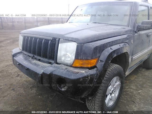 1J8HG58216C164813 - 2006 JEEP COMMANDER LIMITED BLACK photo 6