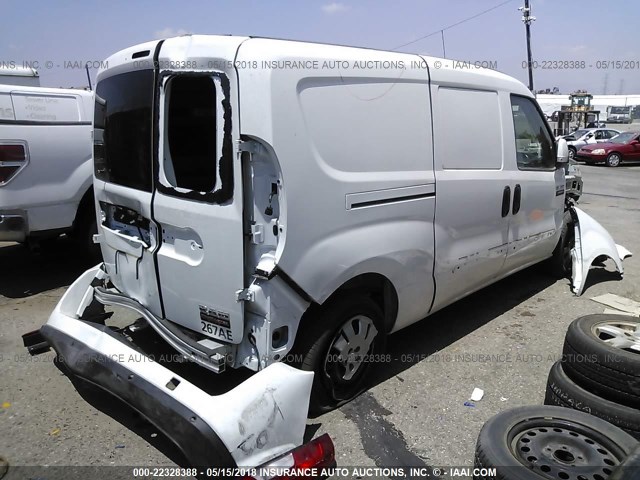 ZFBERFBB4H6H00342 - 2017 RAM PROMASTER CITY SLT 白色 照片 4