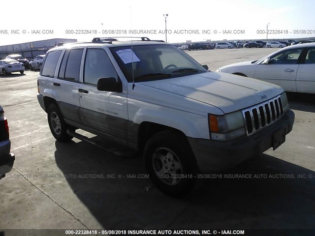 1J4FX58S0TC336933 - 1996 JEEP GRAND CHEROKEE LAREDO WHITE photo 1