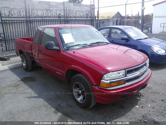 1GCCS1948W8180390 - 1998 CHEVROLET S TRUCK S10 RED photo 1