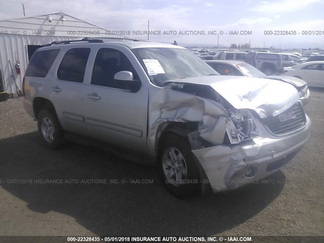 1GKUKAE0XAR279758 - 2010 GMC YUKON SLE SILVER photo 1