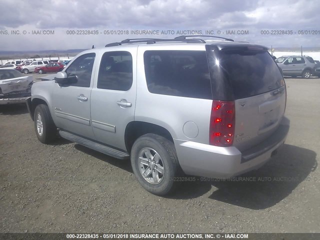 1GKUKAE0XAR279758 - 2010 GMC YUKON SLE SILVER photo 3