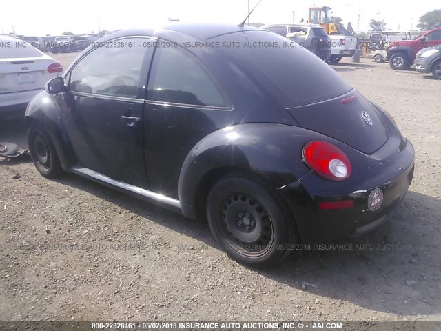 3VWPW3AG3AM020961 - 2010 VOLKSWAGEN NEW BEETLE 黑色 照片 3