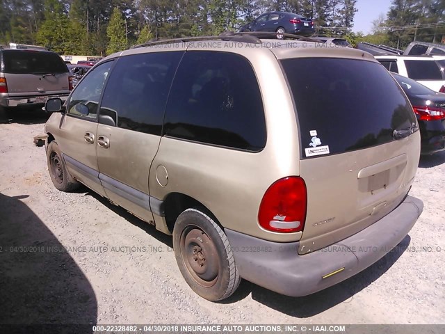 2B4GP45R2YR801195 - 2000 DODGE CARAVAN SE/SPORT TAN photo 3