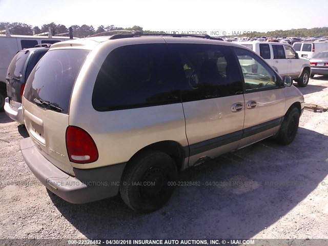 2B4GP45R2YR801195 - 2000 DODGE CARAVAN SE/SPORT TAN photo 4