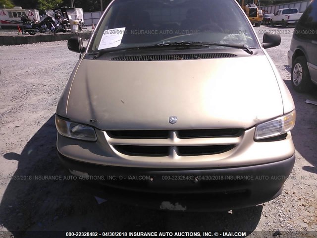 2B4GP45R2YR801195 - 2000 DODGE CARAVAN SE/SPORT TAN photo 6