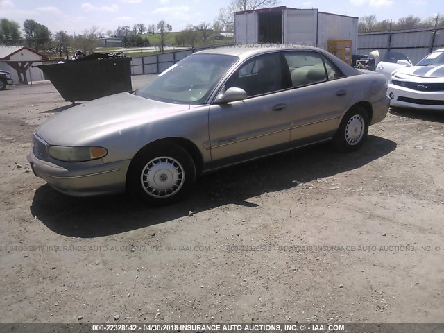 2G4WY52M1W1532009 - 1998 BUICK CENTURY LIMITED TAN photo 2