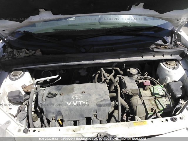 JTLKT324464056515 - 2006 TOYOTA SCION XB თეთრი ფოტო 10