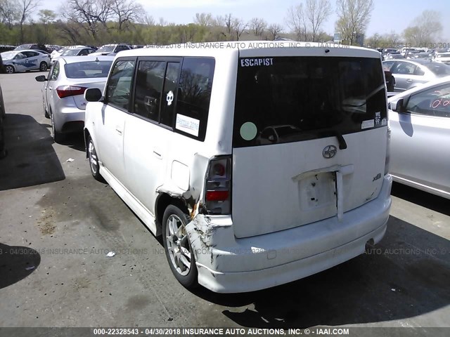 JTLKT324464056515 - 2006 TOYOTA SCION XB თეთრი ფოტო 3