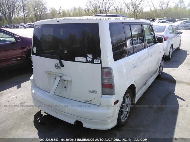 JTLKT324464056515 - 2006 TOYOTA SCION XB თეთრი ფოტო 4