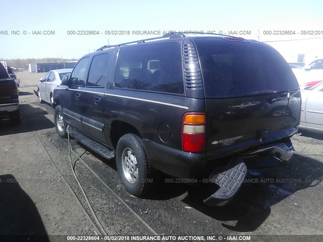 3GNFK16Z83G253588 - 2003 CHEVROLET SUBURBAN K1500 GRAY photo 3