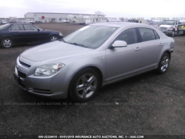 1G1ZH57B08F156383 - 2008 CHEVROLET MALIBU 1LT 银色 照片 2