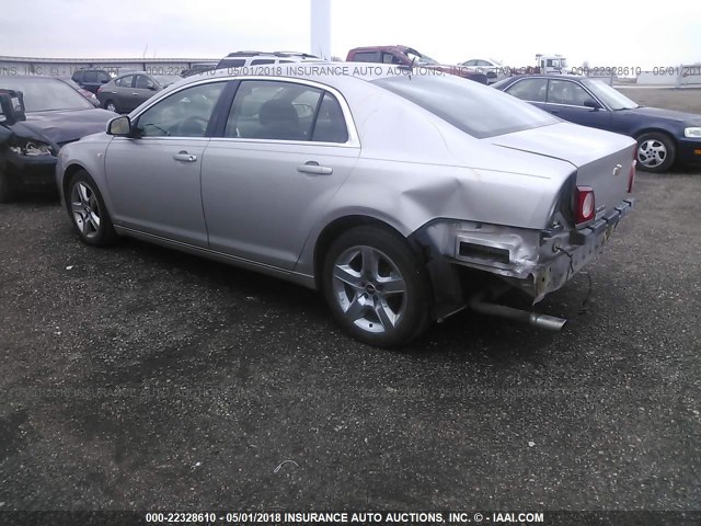 1G1ZH57B08F156383 - 2008 CHEVROLET MALIBU 1LT 银色 照片 3