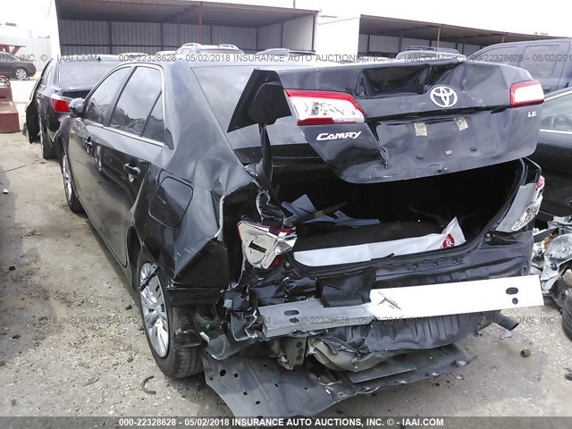 4T4BF1FK7DR295328 - 2013 TOYOTA CAMRY L/SE/LE/XLE 黑色 照片 3