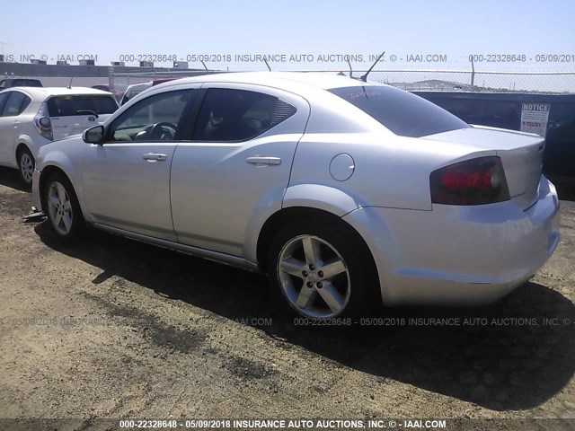 1B3BD1FB0BN556294 - 2011 DODGE AVENGER MAINSTREET SILVER photo 3