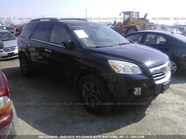 5GZEV23768J130056 - 2008 SATURN OUTLOOK XR შავი ფოტო 1