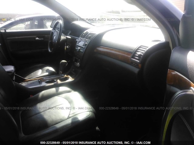 5GZEV23768J130056 - 2008 SATURN OUTLOOK XR შავი ფოტო 5