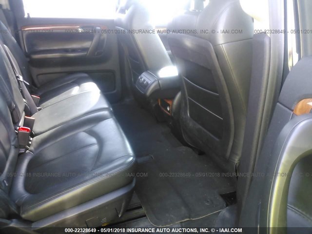 5GZEV23768J130056 - 2008 SATURN OUTLOOK XR შავი ფოტო 8