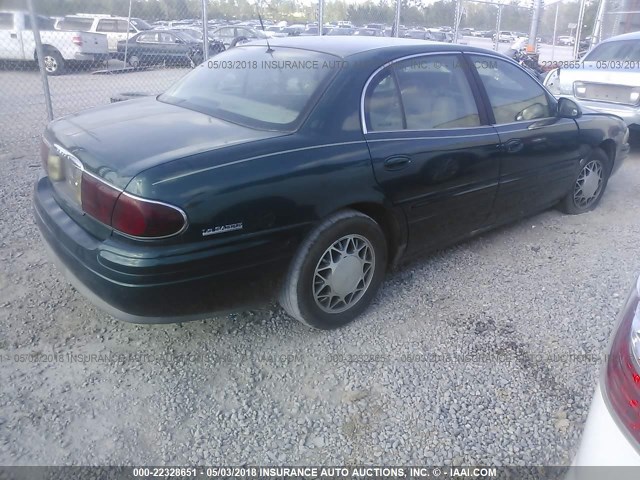 1G4HR54K6YU135601 - 2000 BUICK LESABRE LIMITED GREEN photo 4