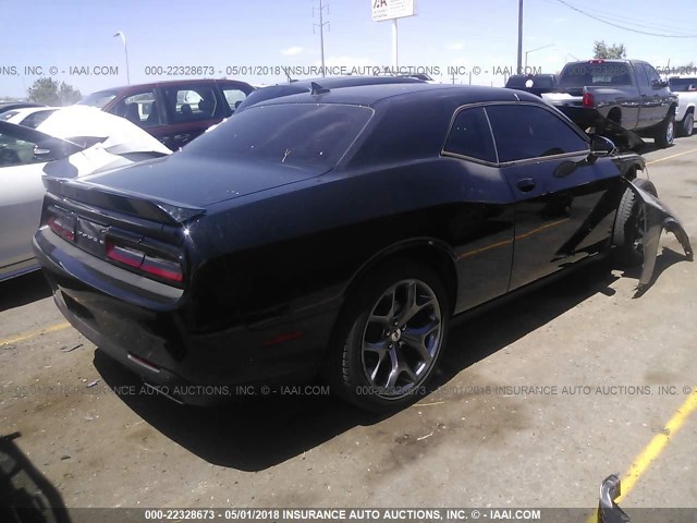 2C3CDZAG4HH519503 - 2017 DODGE CHALLENGER SXT BLACK photo 4